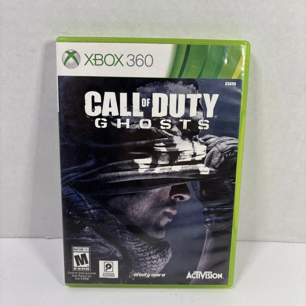 Call of Duty Ghosts Xbox 360 2-Disc Set Activision Infinity Ward FPS Video Game
